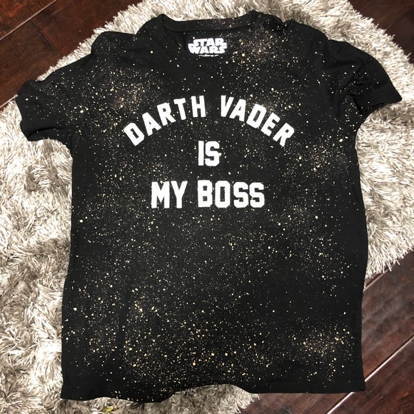 Eleven Paris Other - New! Star Wars Darth Vader is my boss splatter